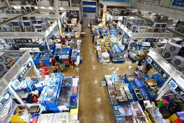 NSP통신-수원시농수산물도매시장 수산동 전경. (사진 = 수원시)