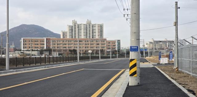 NSP통신-시흥시 방산동과 신천동 연결하는 방산로 4단계 구간 준공 완료 모습. (사진 = 시흥시)