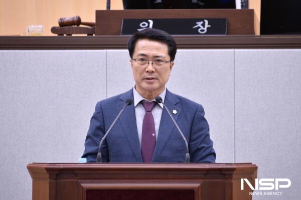 NSP통신-이선효 의원이 제252회 정례회 제5차 본회의에서 백리섬섬길의 관광도로 지정에 따른 여수시가 추진해야 할 과제들을 제시했다. (사진 = 여수시의회)