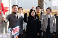 [NSP PHOTO]오산시의회, 동탄2 물류센터 건립 반대 집회 참석