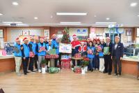 [NSP PHOTO]장성군 장성읍에 희망산타 출동 눈길