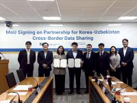 [NSP PHOTO]한국지능정보원·우즈베키스탄 디지털정부프로젝트관리청, 신뢰 기반 데이터 협력 강화 업무협약 체결