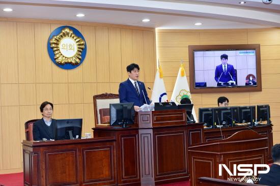 NSP통신-최대원 의장 인사말 (사진 = 광양시의회)