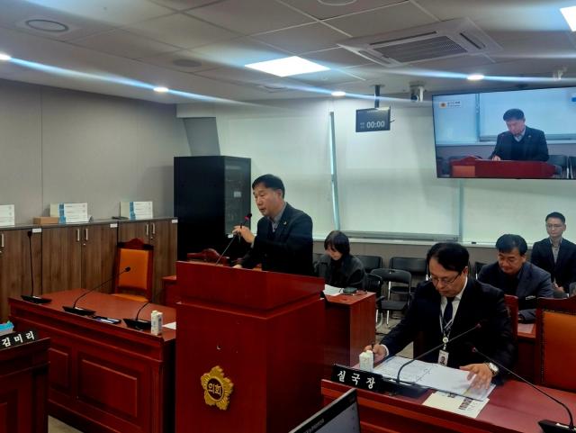 NSP통신-윤종영 경기도의회 농정해양위원회 부위원장이 19일 열린 제387회 정례회에서 발언하고 있다. (사진 = 경기도의회)