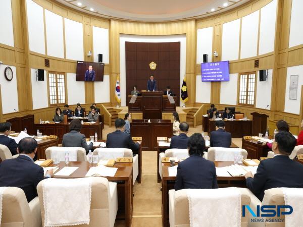[NSP PHOTO]경산시의회, 의원 발의 조례안 4건 의결