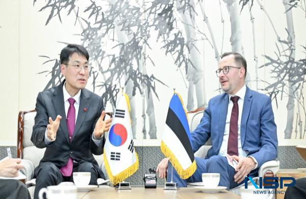 [NSP PHOTO]김정기 대구시장 권한대행, 주한에스토니아대사와 면담