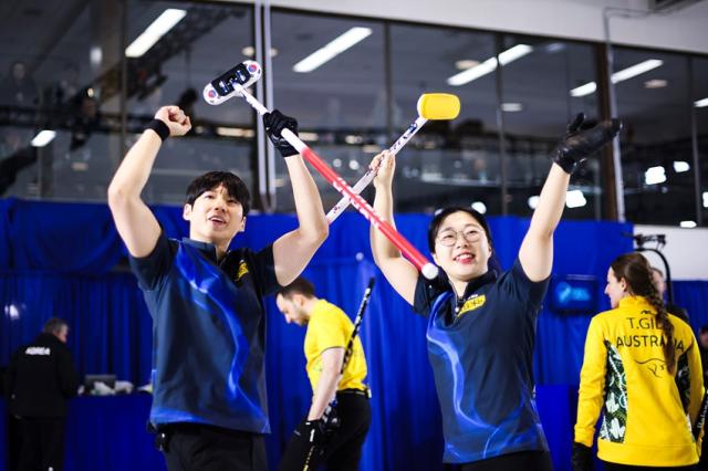 NSP통신-제25회 밀라노 코르티나담페초 동계올림픽 출전권을 획득한 모습. (사진 = 강릉시)