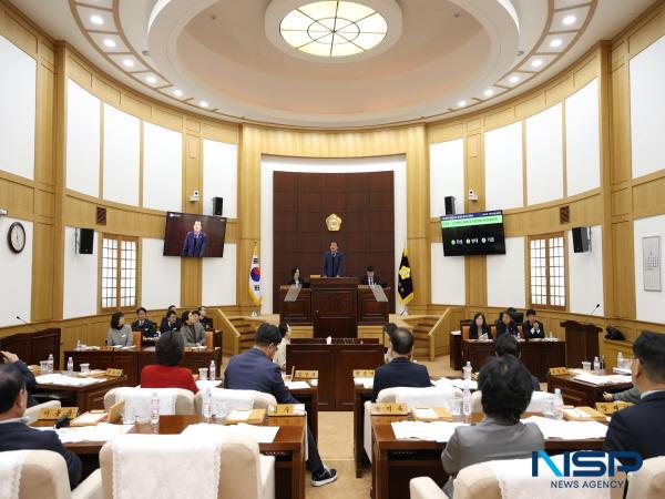NSP통신-경산시의회는 26일 제4차 본회의를 끝으로 11월 26일부터 31일간 진행된 제266회 정례회 일정을 마무리했다. (사진 = 경산시의회)
