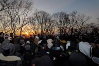 [NSP PHOTO]이상일 용인시장, 새해 떠오르는 해와 석성산 기운 받아 힘찬 출발 하시길