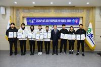 [NSP PHOTO]속초시청 직장운동경기부, 새 얼굴 합류로 전력 재편