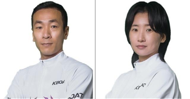 NSP통신-김민준, 김인혜 경정 선수. (사진 = 국민체육진흥공단)