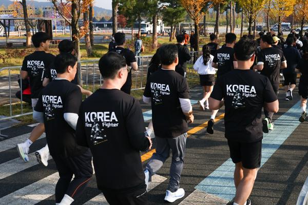 [NSP PHOTO]LG유플러스, 119메모리얼런 기념 티셔츠 판매…수익금으로 순직 소방관 가족 지원