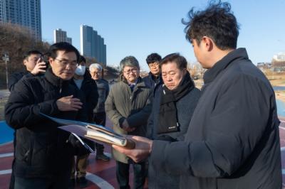 [NSP PHOTO]광명시 시민과 함께 가꾸는 안양천 생활정원 조성 속도 낸다