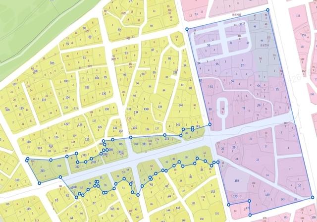 NSP통신-행리단길 일원 지역상생구역 구역도. (이미지 = 수원시)