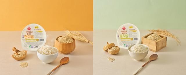 NSP통신-오뚜기 식이섬유 플러스 보리밥과 현미밥 (사진 = 오뚜기 제공)