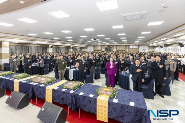 NSP통신-칠곡군은 지난 7일 칠곡군청 강당에서 2026년 병오년 새해를 맞아 칠곡군 신년인사회를 개최했다. (사진 = 칠곡군)