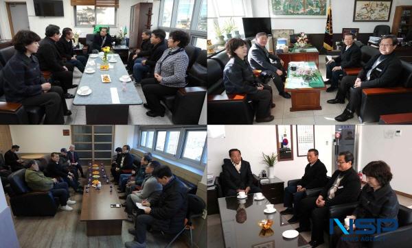NSP통신-영천시의회는 8일 병오년 새해를 맞아 관내 주요 기관·단체를 방문하여 신년 인사를 전했다. (사진 = 영천시의회)