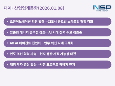 [NSP PHOTO]재계산업업계동향현대차두산 CES 2026서 AI에너지 축 미래 사업 가시화