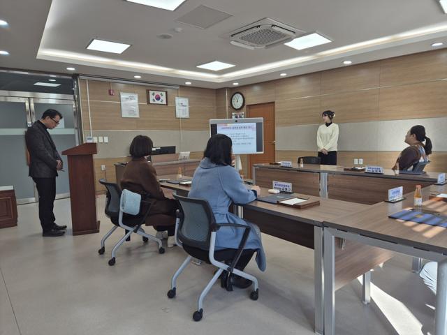 NSP통신-태백교육지원청에서 무시험 중학교 배정을 하고 있는 모습. (사진 = 강원도교육청)