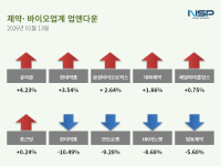 [NSP PHOTO][업앤다운]제약주 상승…현대약품↑· 안트로젠↓