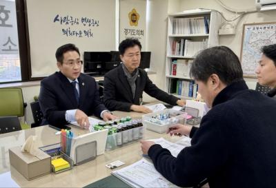 [NSP PHOTO]변재석 경기도의원 고양은평선 도래울역 출입구 증설 총력