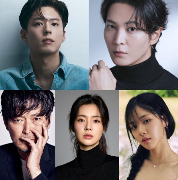 NSP통신- (사진 = 더블랙레이블(박보검), 고스트 스튜디오(주원), 아우터유니버스(정재영), 이선빈, 필굿뮤직(김형서))