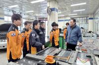 [NSP PHOTO]영남이공대, 소방공무원 대상 전기차 화재 진압 전문 교육 실시