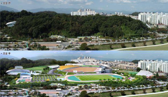 NSP통신-영주시 생활밀착형 체육시설 확충으로 시민 여가공간 대폭 확대, 보조경기장 신설로 상시 개방 생활체육 조성, 서천 연계 부족한 축제 및 행사 공간 확보, 전국대회 유치 기반 마련 (사진 = 영주시)