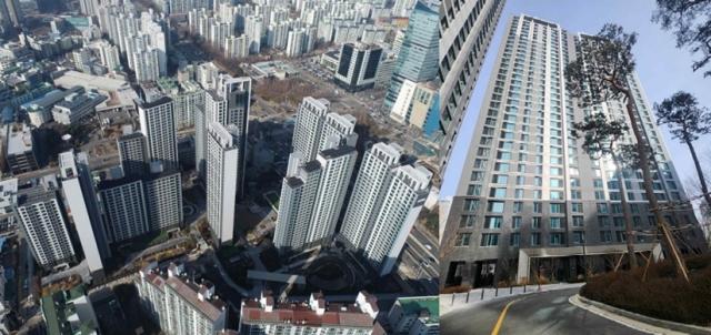 NSP통신-안양시 호계동 일원에 위치한 아크로베스티뉴 및 청년임대주택. (사진 = 안양시)