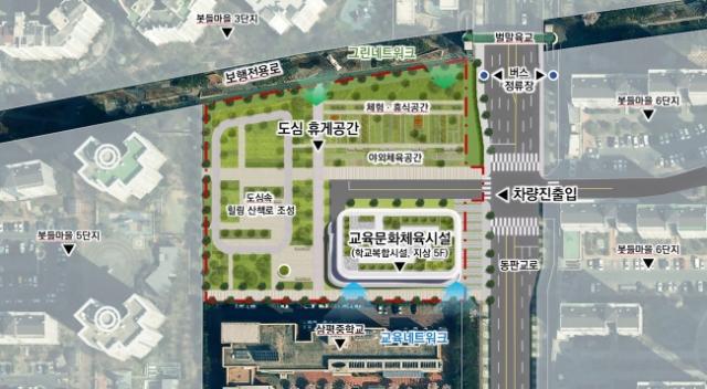 NSP통신-삼평동 725번지 부지 기본구상안. (사진 = 성남시)