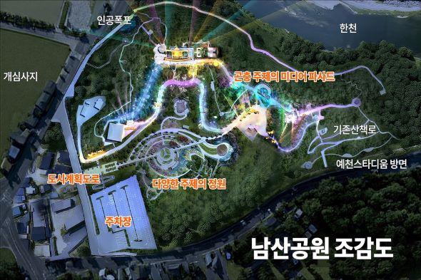 [NSP PHOTO]예천군, 남산공원 명소화사업 및 서본공원 조성 사업 진행