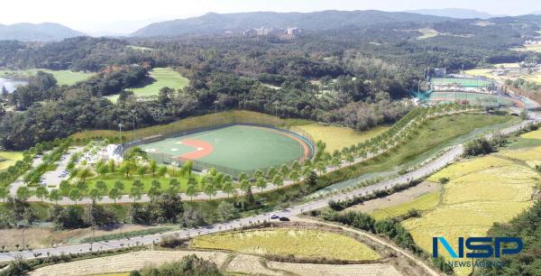 [NSP PHOTO]경주 베이스볼파크 3구장 오는 5월 준공...전국 야구대회 단독 개최 눈앞