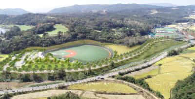 [NSP PHOTO]경주 베이스볼파크 3구장 오는 5월 준공전국 야구대회 단독 개최 눈앞