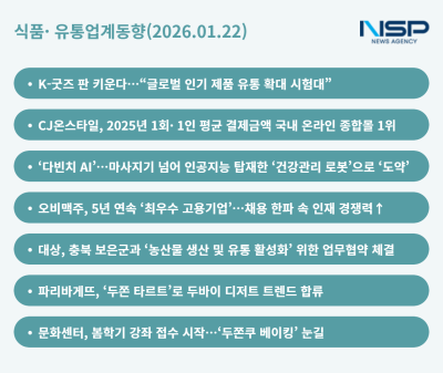 [NSP PHOTO][식품·유통업계동향]현대는 K-굿즈·CJ는 큰손 고객 겨냥…유통계 두쫀쿠 효과·바디프랜드 AI로 도약