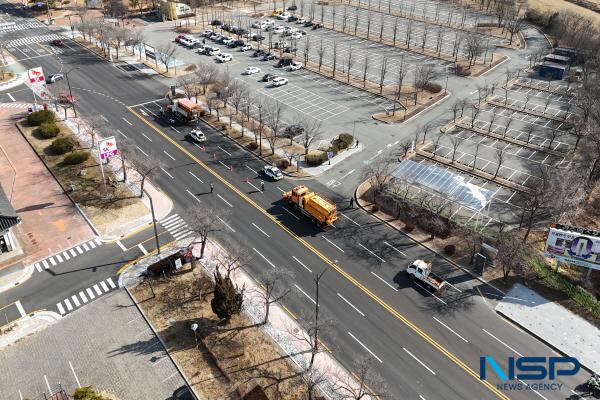 [NSP PHOTO]경주시, 폭설 대응 관·경 합동 제설훈련 실시...시민 안전 확보 총력