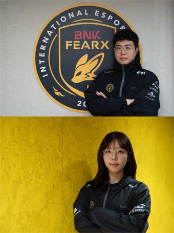 NSP통신-김해찬 CEO와 유희지 단장. (사진 = 피어엑스)