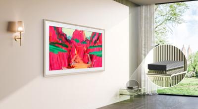 [NSP PHOTO]삼성전자 더 프레임 프로 CNN 혁신상갤러리 같은 미니멀리즘 구현