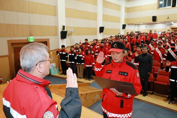 [NSP PHOTO]예천군, 봄철 산불예방 발대식 및 캠페인 열어