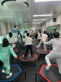 [NSP PHOTO]광양 골약건강생활지원센터, 방학맞이 어린이 점핑 교실 운영