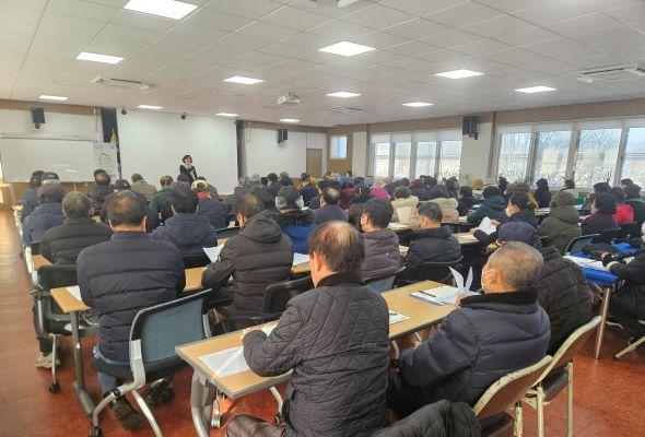 [NSP PHOTO]봉화보건소, 노인일자리사업 참여 어르신 천식예방 교육 실시