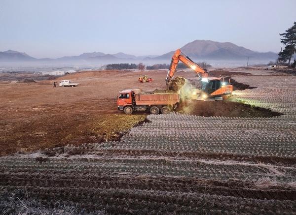 NSP통신-공사가 진행중인 강진 제2일반산업단지. (사진 = 강진군)