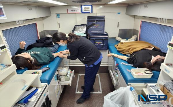 [NSP PHOTO]영천시, 생명나눔 사랑의 헌혈로 새해 첫 출발