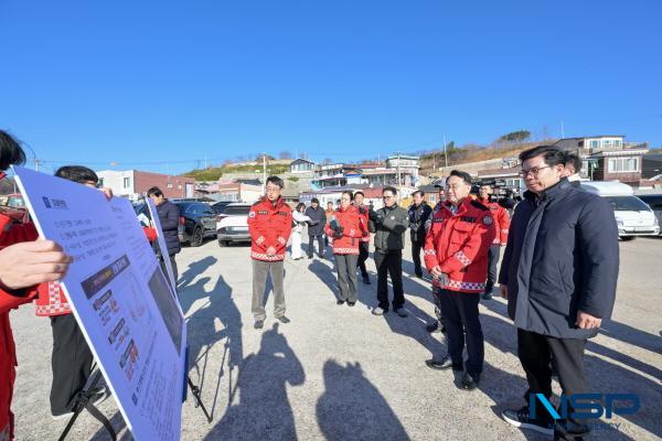 [NSP PHOTO]김인호 산림청장, 영덕군 산불 피해 복구 현장 점검