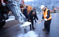 [NSP PHOTO]김동연, 제설현장·버스정류소 등 찾아 출근길 교통상황 살펴