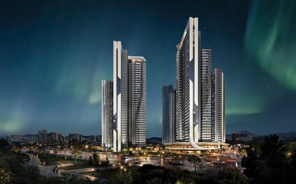 NSP통신-신이문역세권 도시정비형 재개발사업 조감도 (사진 = 대우건설)