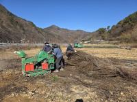 [NSP PHOTO]진안군, 찾아가는 영농부산물 파쇄지원단 신청·접수