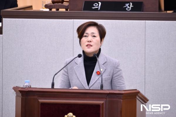 NSP통신-정현주 의원이 여수시 본청사 별관 증축 사업 지연 사례를 중심으로 사전 검토 없이 관행에 의존해 온 행정의 구조적 문제를 지적하고 책임행정 확립을 촉구했다. (사진 = 여수시의회)