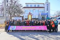 [NSP PHOTO]속초 청호동, 사랑의 온도탑 세우고 이웃 나눔 다시 시작