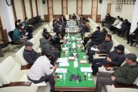 [NSP PHOTO]안동시의회 경제도시위원회,친환경쌀 재배단지 회원과 간담회 열어