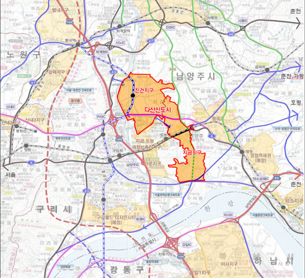 NSP통신-다산신도시 위치도 (사진 = 경기주택도시공사)